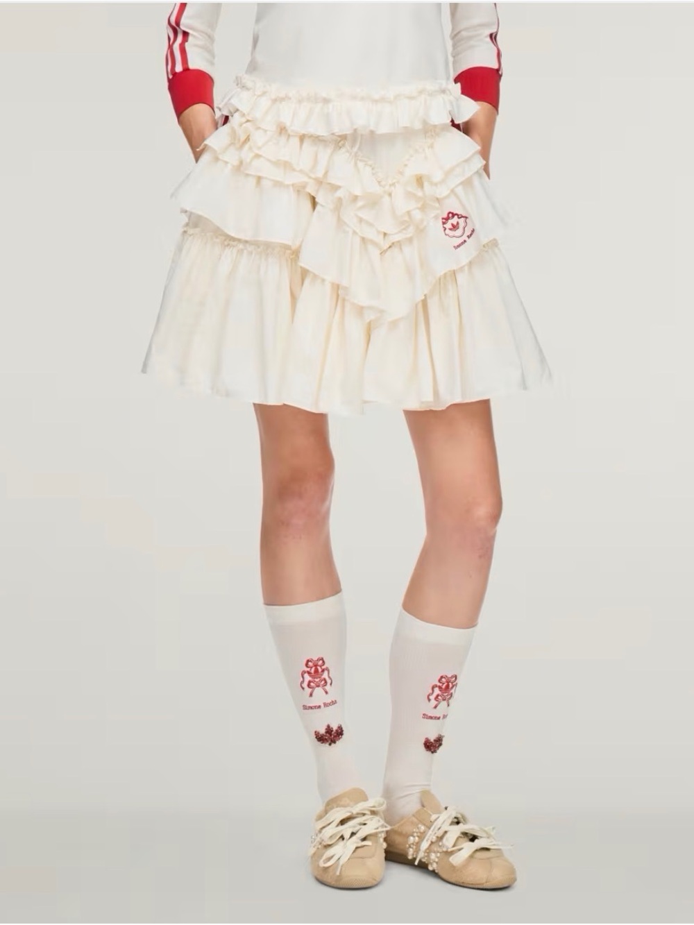 Adidas x Simone Rocha frill skirt